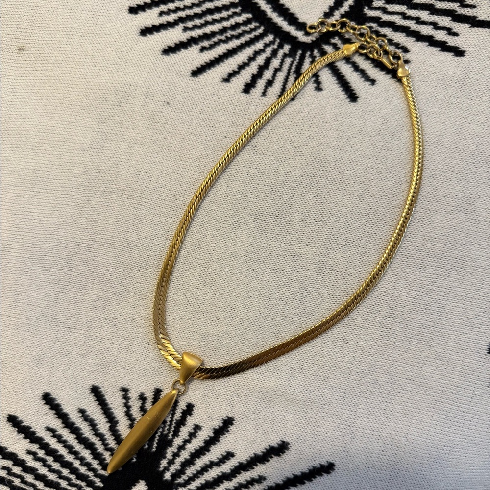Vintage Monet Gold Tone Necklace